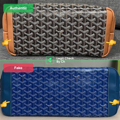 goyard card fake vs rea